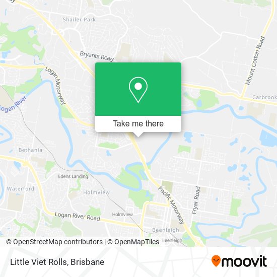 Little Viet Rolls map