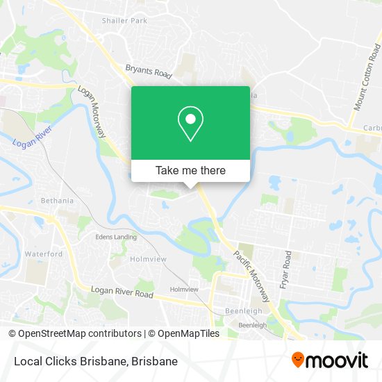 Local Clicks Brisbane map