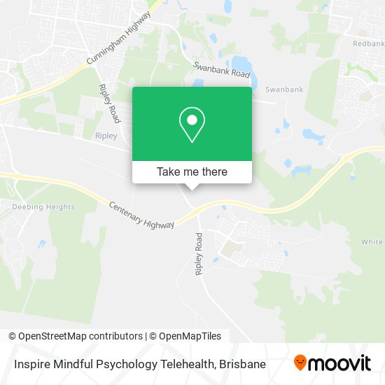 Mapa Inspire Mindful Psychology Telehealth