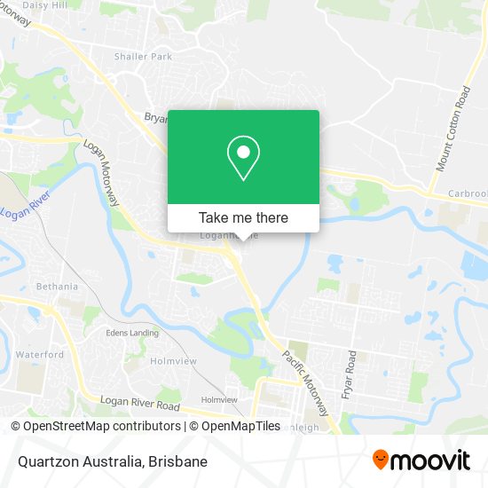 Mapa Quartzon Australia