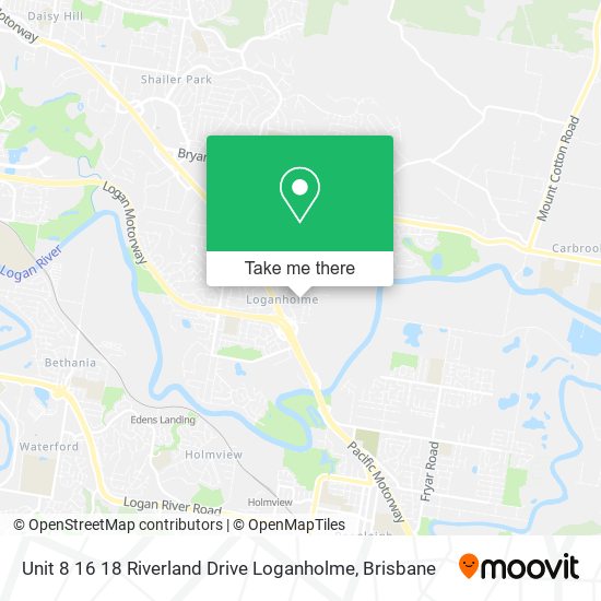 Unit 8 16 18 Riverland Drive Loganholme map