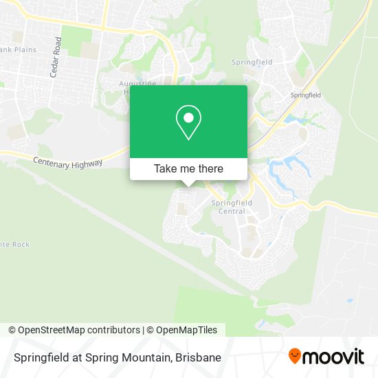 Springfield at Spring Mountain map