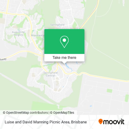 Luise and David Manning Picnic Area map