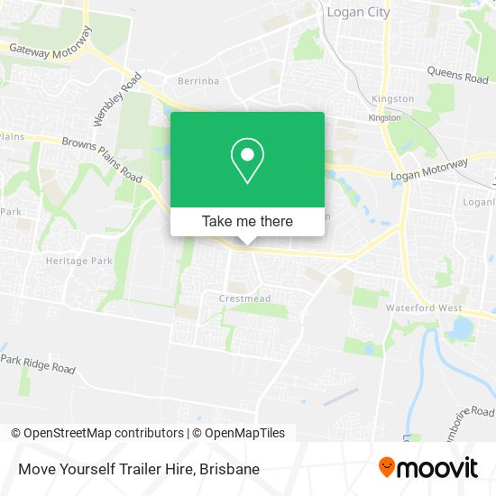 Move Yourself Trailer Hire map