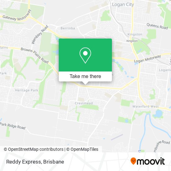Reddy Express map