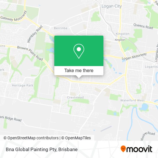 Bna Global Painting Pty map