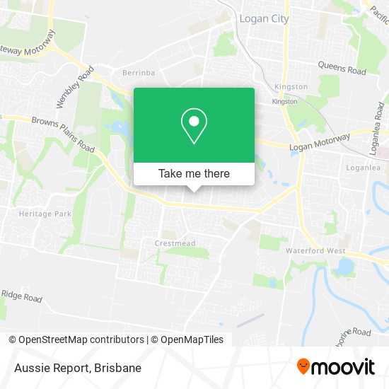 Aussie Report map