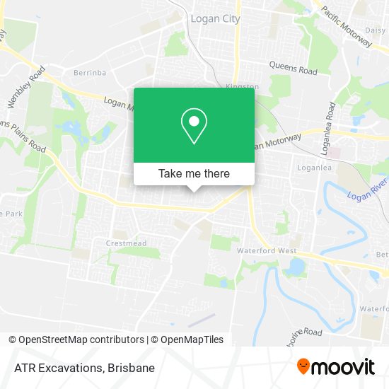 ATR Excavations map
