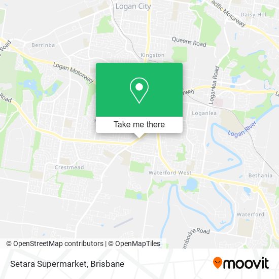Setara Supermarket map
