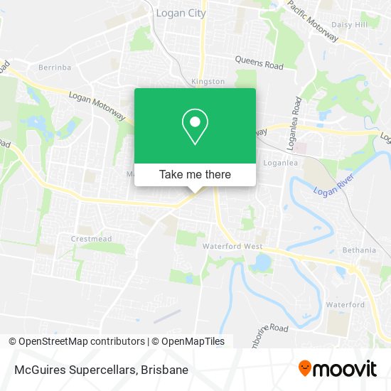 McGuires Supercellars map