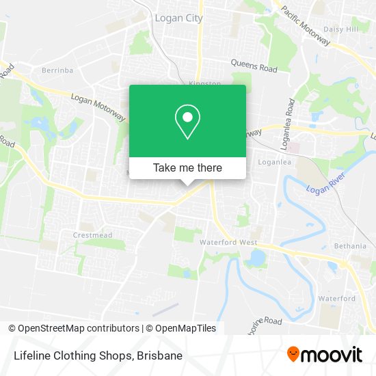 Lifeline Clothing Shops map
