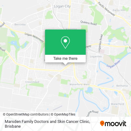 Marsden Family Doctors and Skin Cancer Clinic map