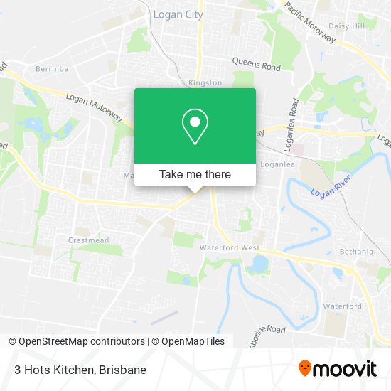 3 Hots Kitchen map