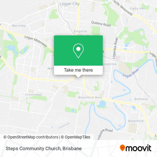 Steps Community Church map