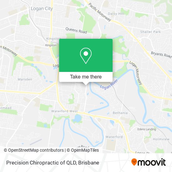 Precision Chiropractic of QLD map