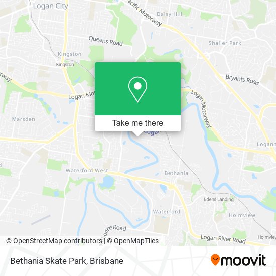 Bethania Skate Park map