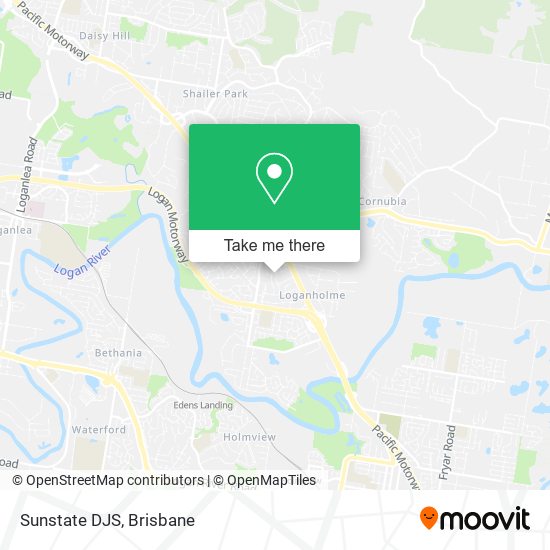 Sunstate DJS map
