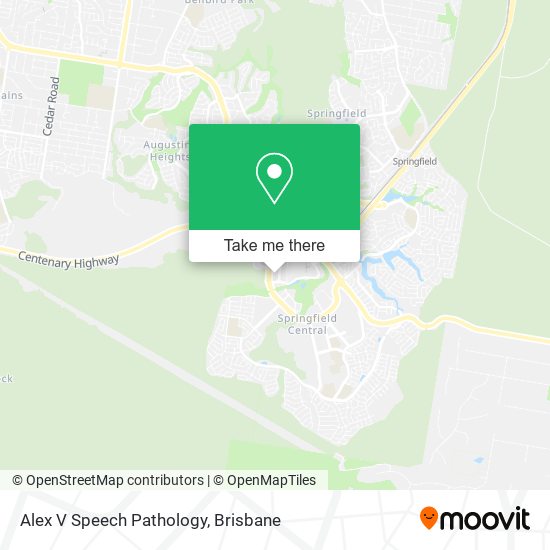 Alex V Speech Pathology map