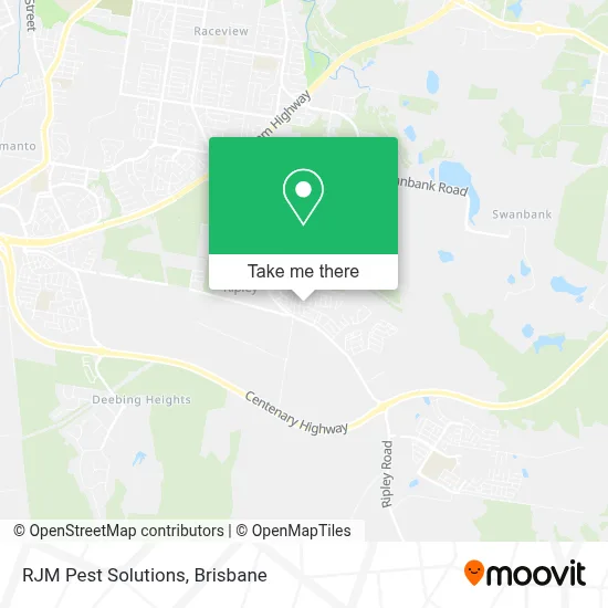 RJM Pest Solutions map