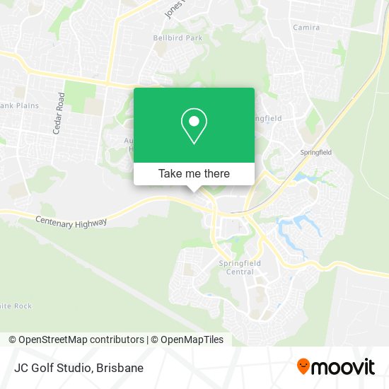 JC Golf Studio map