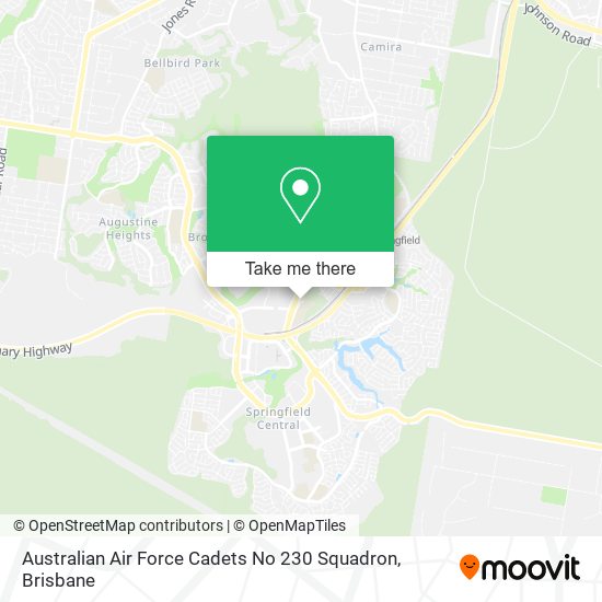 Australian Air Force Cadets No 230 Squadron map