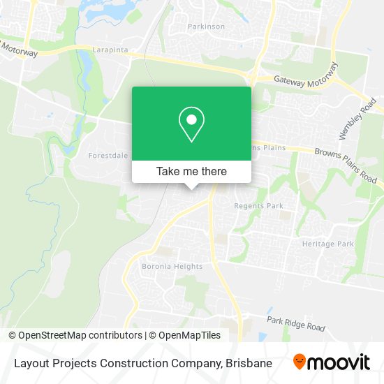 Layout Projects Construction Company map