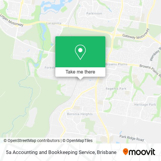 5a Accounting and Bookkeeping Service map