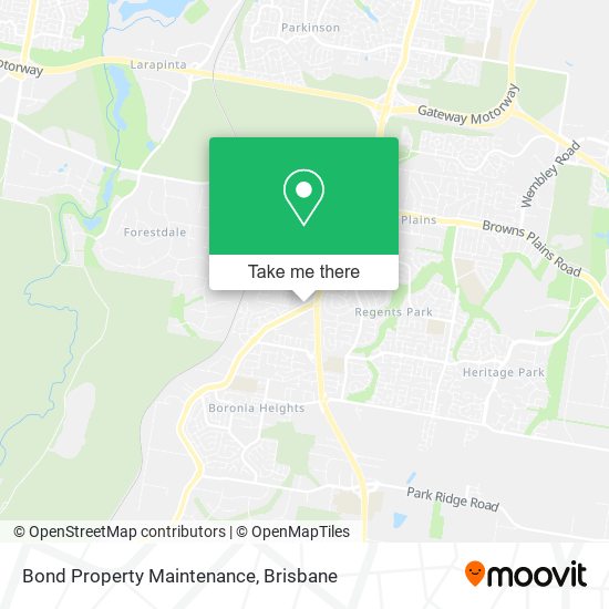 Bond Property Maintenance map