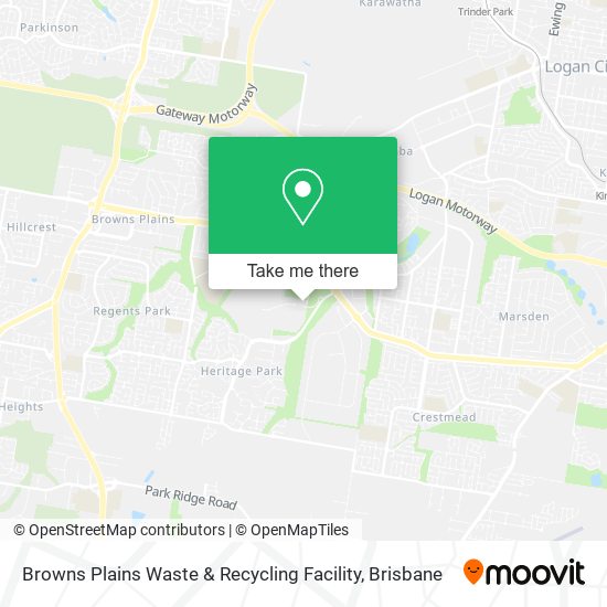 Browns Plains Waste & Recycling Facility map