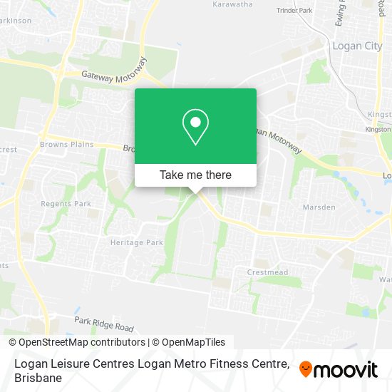 Mapa Logan Leisure Centres Logan Metro Fitness Centre