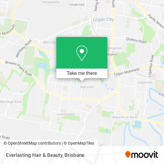 Everlasting Hair & Beauty map