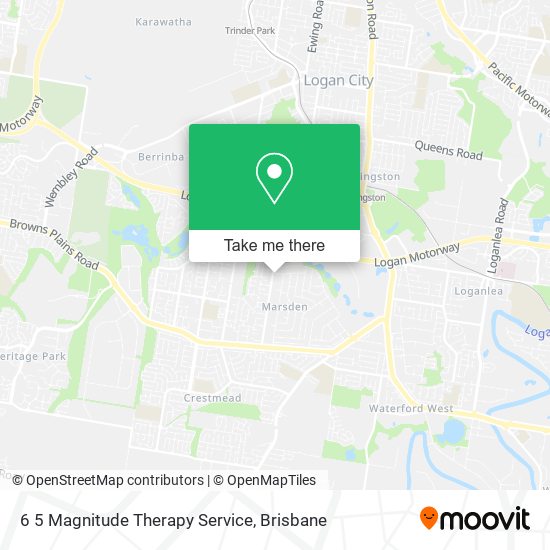 6 5 Magnitude Therapy Service map