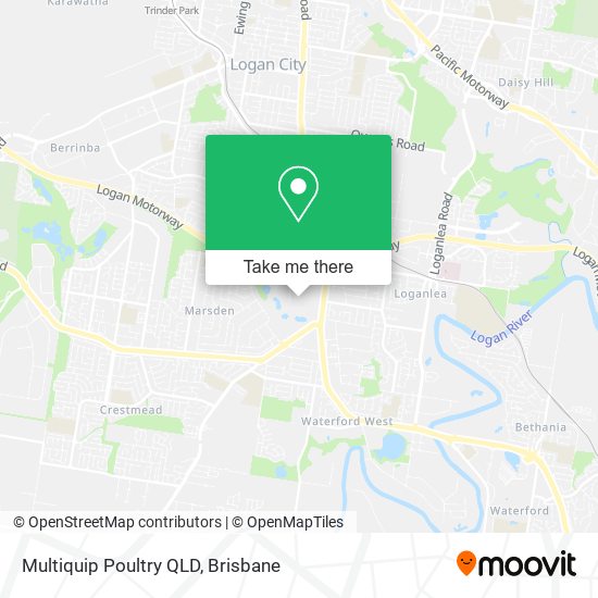 Multiquip Poultry QLD map