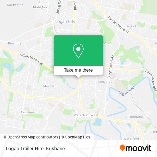 Logan Trailer Hire map