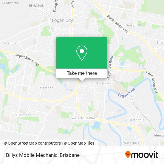 Billys Moblie Mechanic map