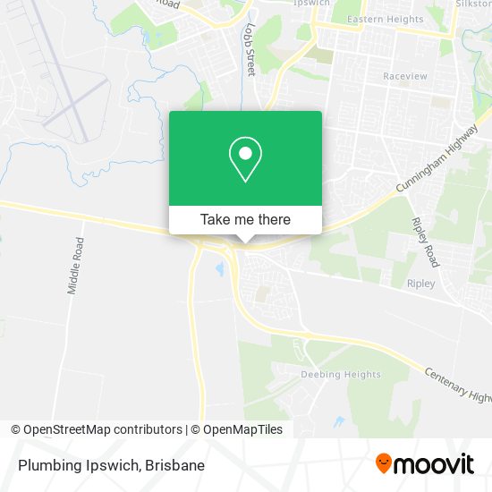 Plumbing Ipswich map