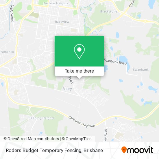 Roders Budget Temporary Fencing map