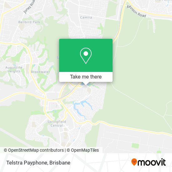 Mapa Telstra Payphone