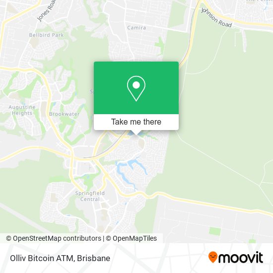 Olliv Bitcoin ATM map