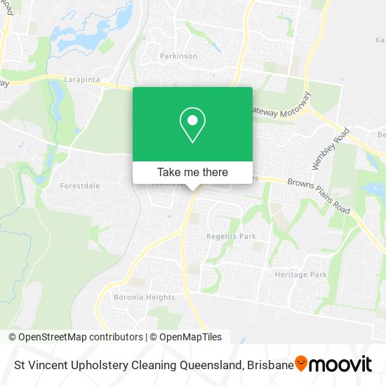 St Vincent Upholstery Cleaning Queensland map
