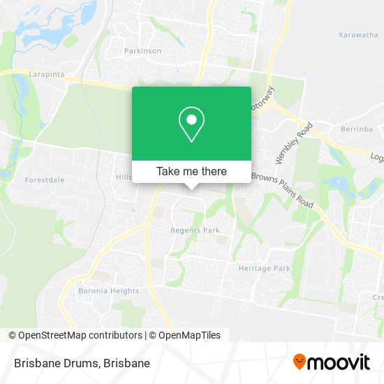 Brisbane Drums map