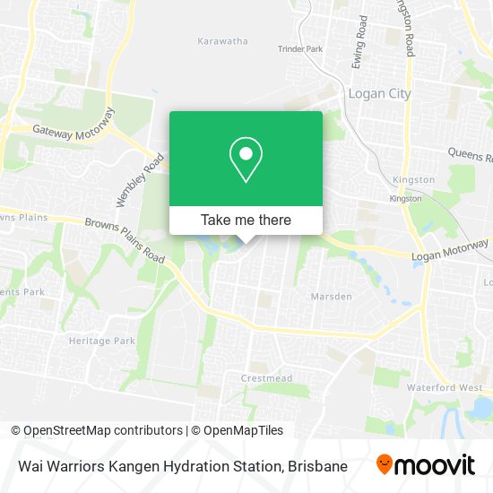 Wai Warriors Kangen Hydration Station map