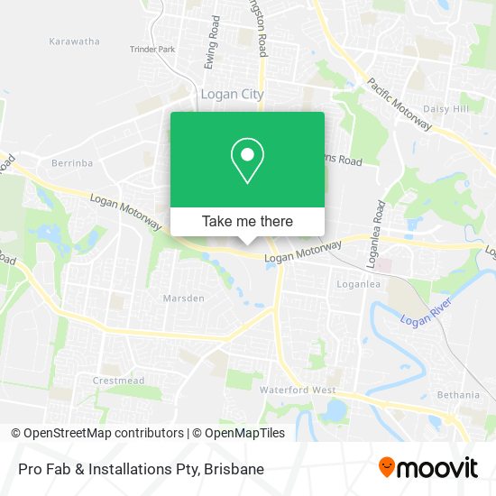Pro Fab & Installations Pty map