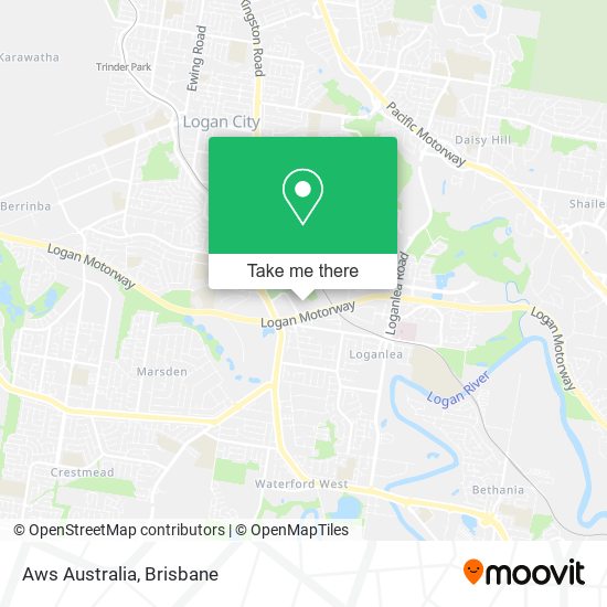 Aws Australia map