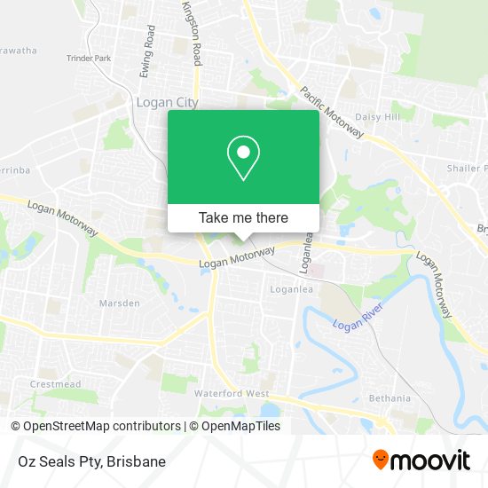 Oz Seals Pty map