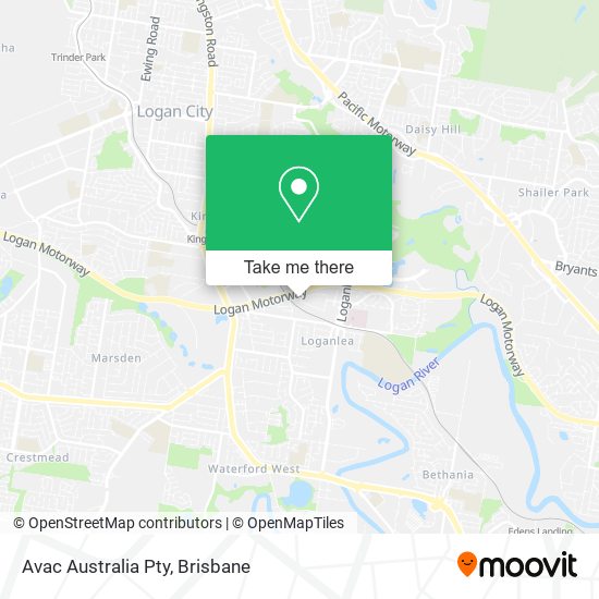 Avac Australia Pty map