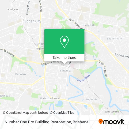 Number One Pro Building Restoration map