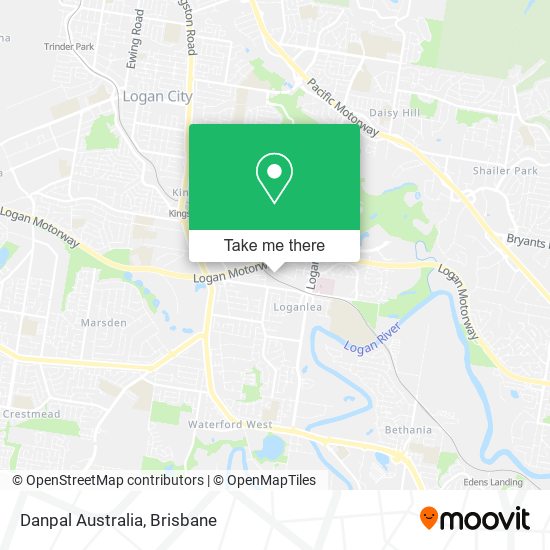 Danpal Australia map