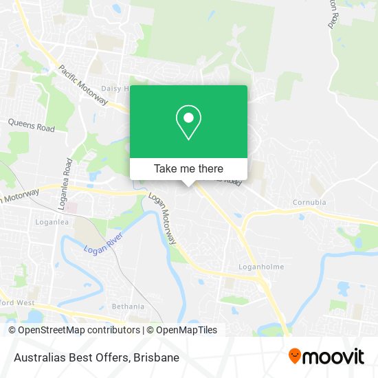 Australias Best Offers map