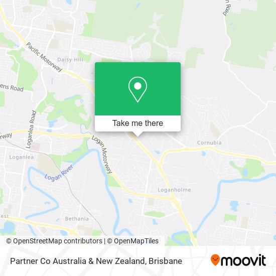 Partner Co Australia & New Zealand map